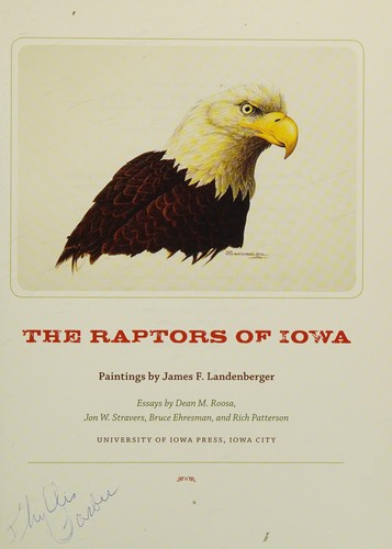Cover for Raptors of Iowa