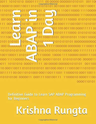 Cover for Learn ABAP in 1 Day