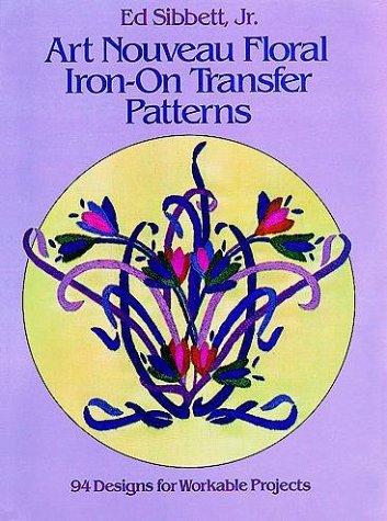 Cover for Art Nouveau Floral Iron-on Transfer Patterns