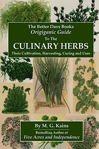 Cover for The Better Days Books Origiganic Guide to the Culinary Herbs