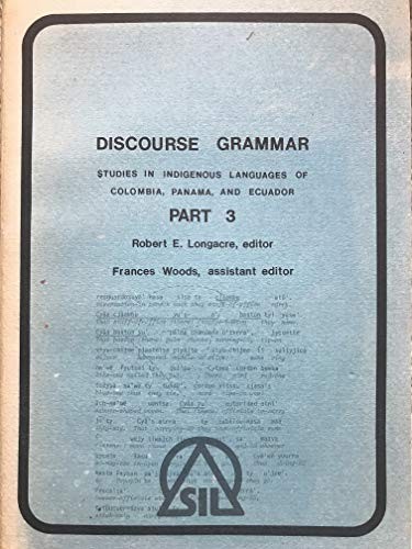 Cover for Discourse Grammar