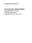 Cover for Die Leiden des jungen Wehner
