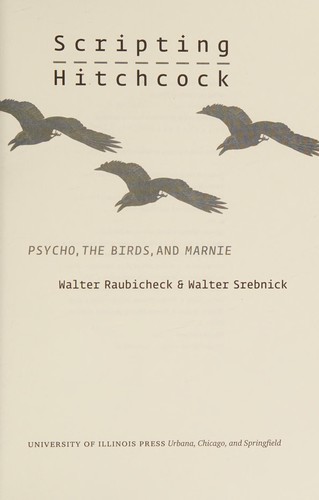 Cover for Scripting Hitchcock