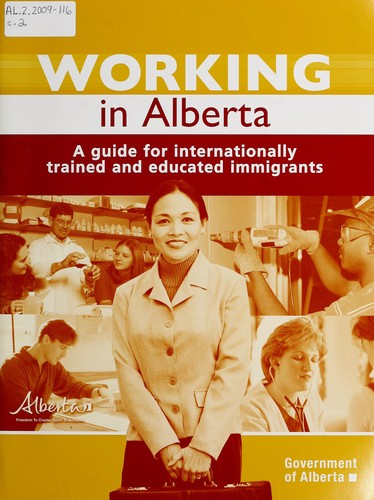 Cover for Working in Alberta