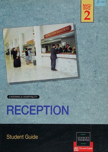 Cover for Reception (NVQ Catering & Hospitality)