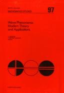 Cover for Wave Phenomena