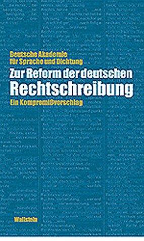 Cover for Zur Reform der deutschen Rechtschreibung