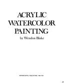 Cover for Sargent watercolors