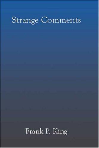 Cover for Strange Comments