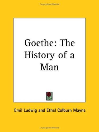 Cover for Goethe