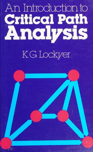 Cover for An introduction to critical path analysis