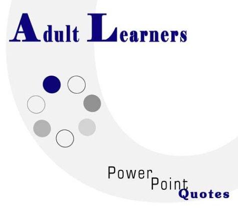 Cover for Adult Learners PowerPoint Quotes