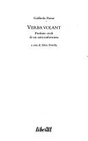 Cover for Verba Volant Profezie CIVILI Di Un