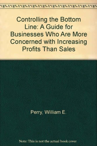 Cover for Controlling the bottom line
