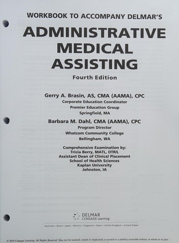 Cover for Administrative Medical Assisting