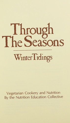 Cover for Through the seasons
