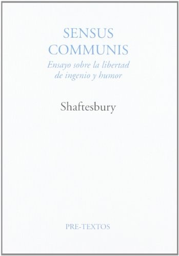 Cover for Sensus communis.