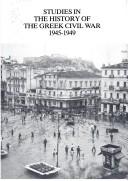 Cover for Studies in the history of the Greek Civil War, 1945-1949