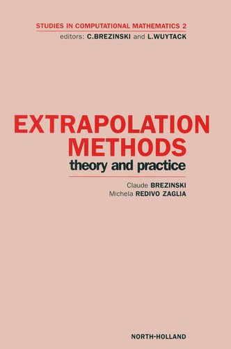 Cover for Extrapolation methods