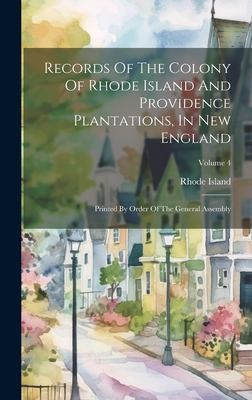 Cover for Records of the Colony of Rhode Island and Providence Plantations, in New England