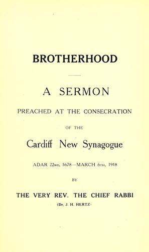 Cover for Brotherhood