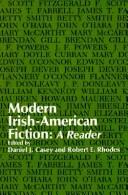 Cover for Modern Irish-American Fiction