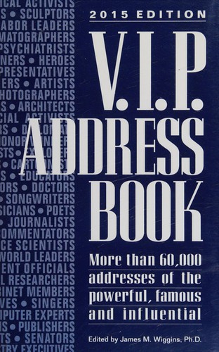 Cover for V.I.P. address book 2015