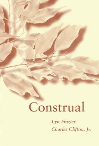Cover for Construal