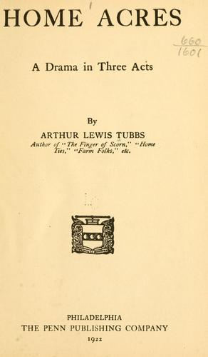 Cover for Home acres