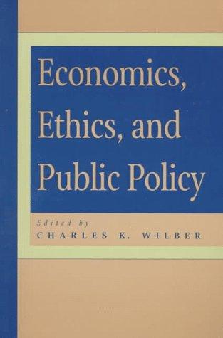 Cover for Economics, ethics, and public policy