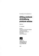 Cover for Proceedings of the Symposium on Sitting Posture--Sitzhaltung--posture assise