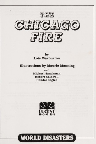 Cover for The Chicago Fire (World Disasters)