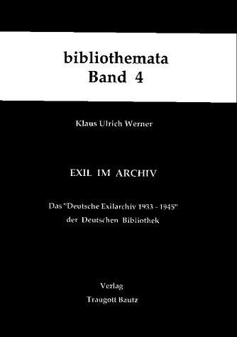 Cover for Exil im Archiv