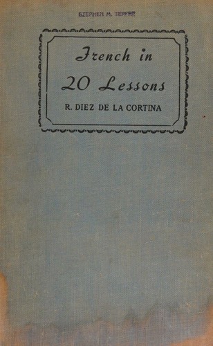 Cover for Cortina's French in 20 Lessons