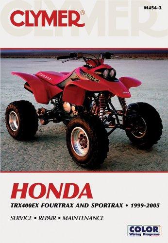 Cover for Clymer Honda Trx400ex Fourtrax and Sportrax 1999-2005