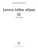 Cover for Lietuvių kalbos atlasas
