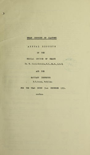 Cover for [Report 1951]