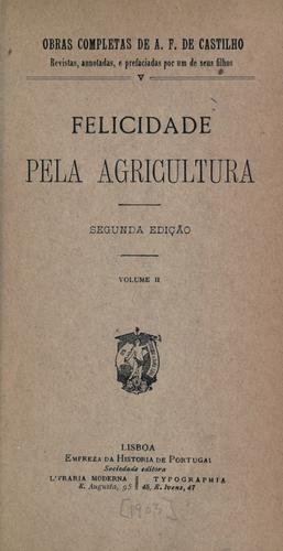Cover for Felicidade pela agricultura.