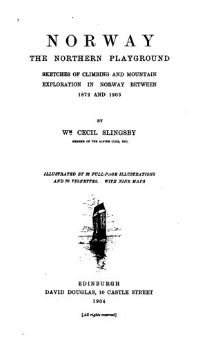 Cover for Norway, the northern playground