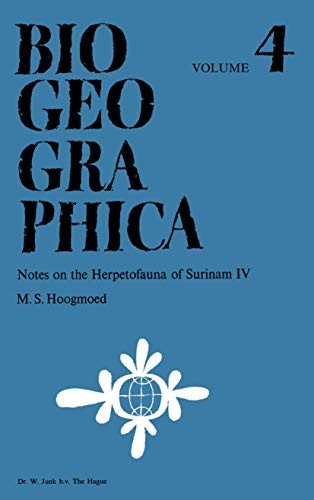 Cover for Notes on the herpetofauna of Surinam IV