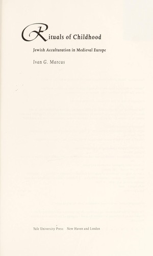 Cover for Rituals of childhood