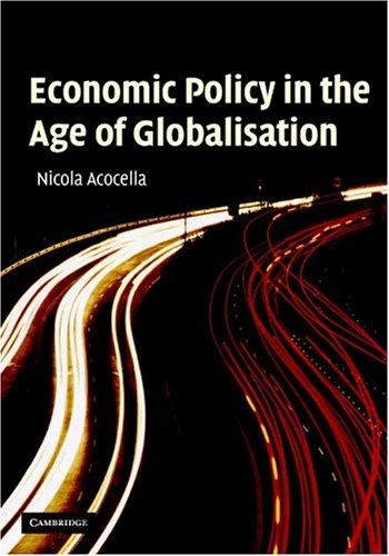Cover for Economic Policy in the Age of Globalisation
