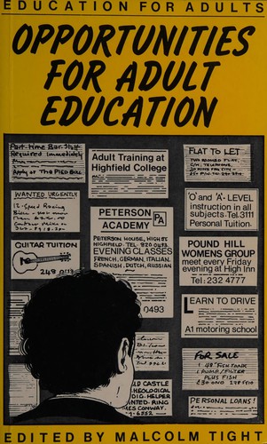 Cover for Education for adults.
