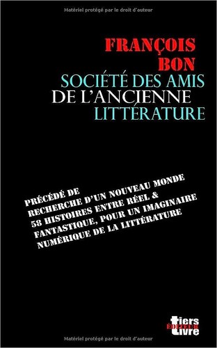 Cover for Société des amis de l'ancienne littérature