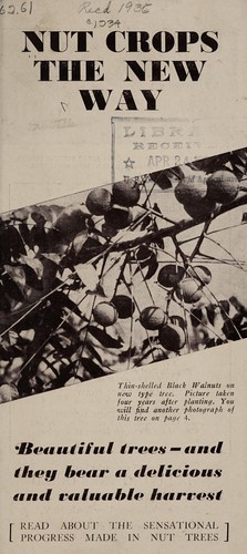 Cover for Nut crops, the new way