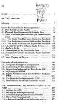 Cover for Rundfunk in Deutschland
