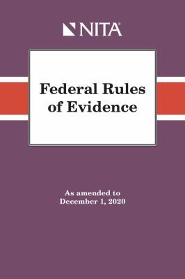 Cover for Federal Rules of Evidence
