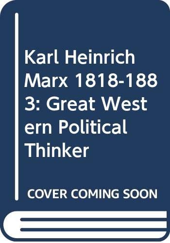 Cover for Karl Heinrich Marx 1818-1883