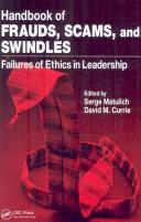 Cover for Handbook of Frauds, Scams, and Swindles