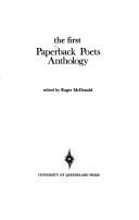 Cover for The First paperback poets anthology
